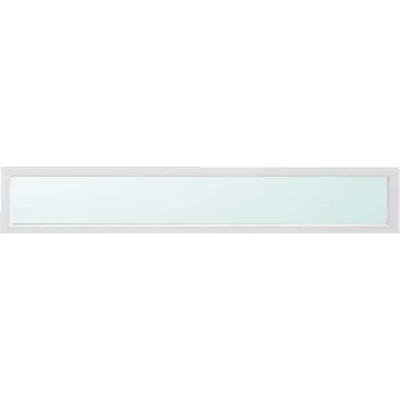 Felülvilágító 140x30 fix üvegezéssel fehér színben 3 rétegű savmart üveggel