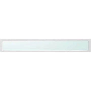 Felülvilágító 180x30 fix üvegezéssel fehér színben EXTRA hőszigetelésű 3 rétegű savmart üveggel