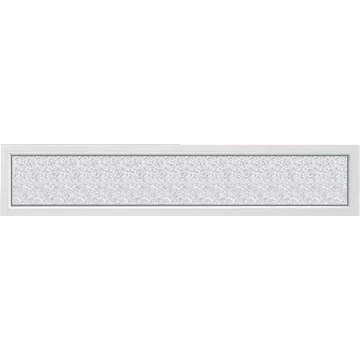 Felülvilágító 180x30 fix üvegezéssel fehér színben 2 rétegű GRÍZ üveggel