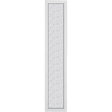 Oldalvilágító 30x210 fix üvegezéssel fehér színben 2 rétegű GRÍZ üveggel