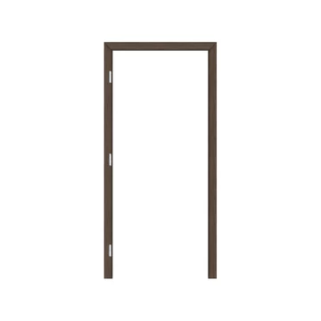 Beltéri ajtó tok cpl 90x210 utólag szerelhető 13-15 cm-ig állítható,balos antracit tölgy színben