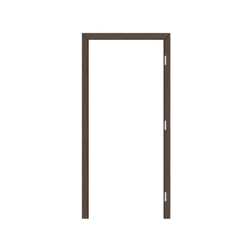 Beltéri ajtó tok cpl 90x210 utólag szerelhető 11-13 cm-ig állítható,jobbos antracit tölgy színben