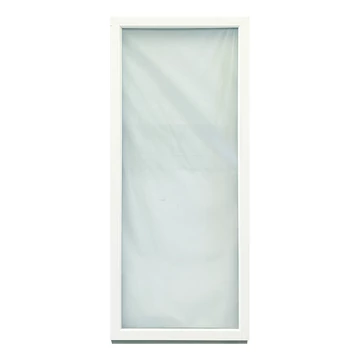 Exzellent 90x210 fix üvegezésű műanyag oldalvilágító fehér 6 légkamrás 3 rétegű üvegezéssel