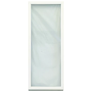 Exzellent 90x240 fix üvegezésű műanyag oldalvilágító fehér 6 légkamrás 3 rétegű üvegezéssel