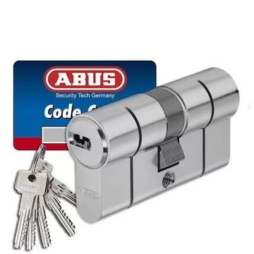 D10PS NP 45+55 Abus biztonsági zárbetét 5 db fúrt kulccsal vészfunkciós