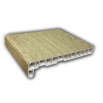 Eiche natur fóliázott műanyag párkány 150 cm hosszú 25 cm mély vizorral együtt kamrás szerkezetű csak belső használatra ren 9.311807-116800/3118076-116800