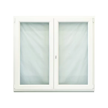 Exzellent 150x120 középen nyíló bukó-nyíló jobbos műanyag ablak fehér 6 légkamrás 3 rétegű üvegezéssel