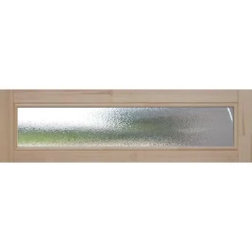 Fa felülvilágító 100x30 borovi fenyőből gríz üveggel