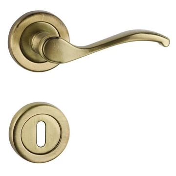 Murano antikolt bb tollas kulcsnyílású, rozettás kilincs *6000078501-K*