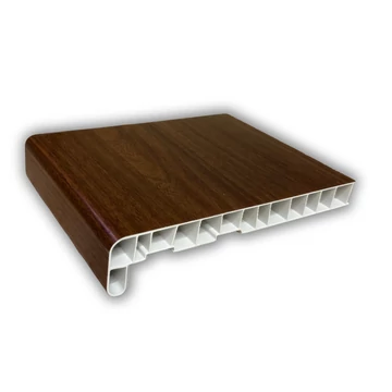 Noce sorrento balsamico fóliázott műanyag párkány 100 cm hosszú 25 cm mély vizorral együtt kamrás szerkezetű csak belső használatra ren F436-3042/436-3042