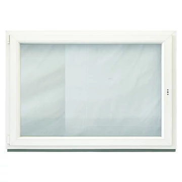 Exzellent 150x120 bukó-nyíló balos műanyag ablak fehér 6 légkamrás 2 rétegű üvegezéssel