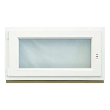 Exzellent 90x60 bukó-nyíló balos műanyag ablak fehér 6 légkamrás 2 rétegű üvegezéssel