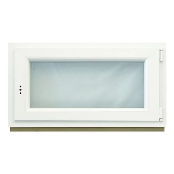 Exzellent 90x60 bukó-nyíló jobbos műanyag ablak fehér 6 légkamrás 2 rétegű üvegezéssel