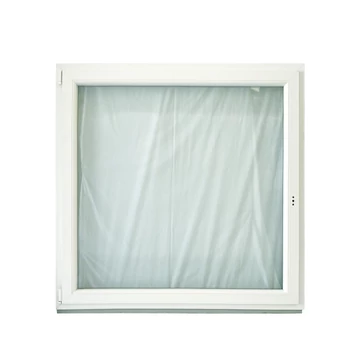 Exzellent 90x90 bukó-nyíló balos műanyag ablak fehér 6 légkamrás 2 rétegű üvegezéssel