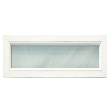 Műanyag felülvilágító 90x30 Salamander 2 rétegű üveggel fix üvegezésű fehér 5 kamrás