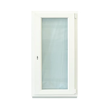 Exzellent 60x90 bukó-nyíló jobbos műanyag ablak fehér 6 légkamrás 3 rétegű üvegezéssel