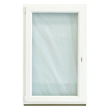 Exzellent 90x150 bukó-nyíló balos műanyag ablak fehér 6 légkamrás 3 rétegű üvegezéssel