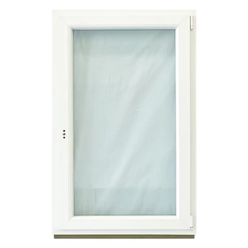 Exzellent 90x150 bukó-nyíló jobbos műanyag ablak fehér 6 légkamrás 3 rétegű üvegezéssel