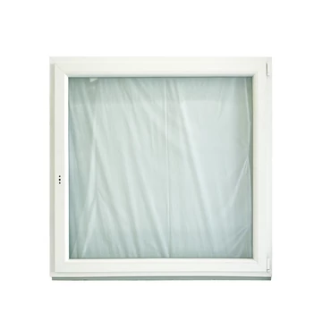 Exzellent 90x90 bukó-nyíló jobbos műanyag ablak fehér 6 légkamrás 3 rétegű üvegezéssel