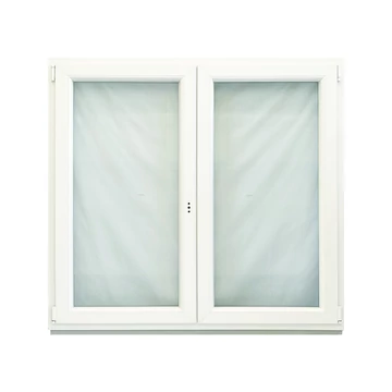 Exzellent 150x120 középen nyíló bukó-nyíló jobbos műanyag ablak fehér 6 légkamrás 2 rétegű üvegezéssel