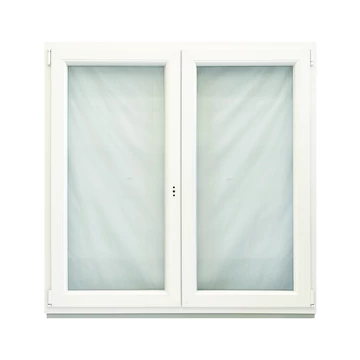 Műanyag ablak 150x150 Salamander 2 rétegű üveggel középen nyíló bukó nyíló balos fehér 5 kamrás