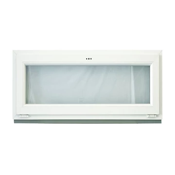 Exzellent 120x90 bukó műanyag ablak fehér 6 légkamrás 2 rétegű üvegezéssel