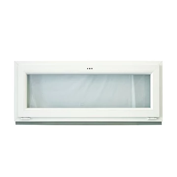 Exzellent 120x60 bukó műanyag ablak fehér 6 légkamrás 3 rétegű üvegezéssel