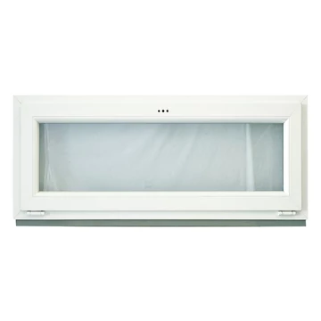 Exzellent 150x60 bukó műanyag ablak fehér 6 légkamrás 3 rétegű üvegezéssel