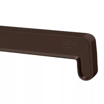 Sötétbarna színű hossztoldó üreges műanyag párkányhoz