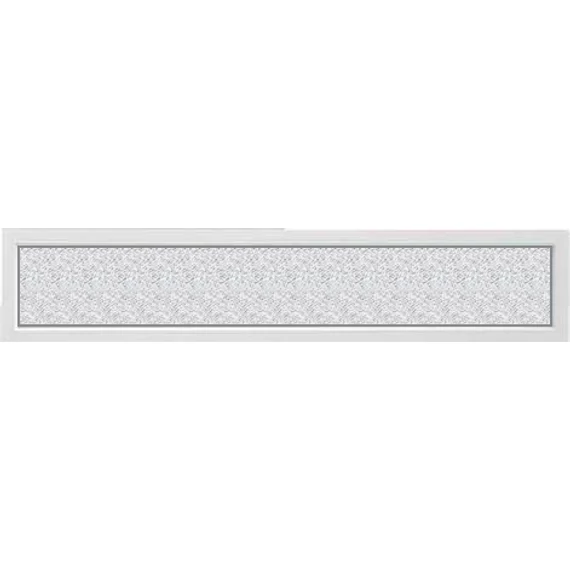 Exzellent 100x30 fix üvegezésű műanyag felülvilágító fehér 6 légkamrás 3 rétegű GRÍZ üvegezéssel