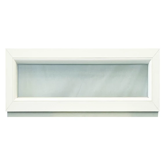 Exzellent 100x30 fix üvegezésű műanyag felülvilágító fehér 6 légkamrás 3 rétegű üvegezéssel