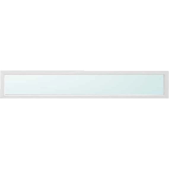 Felülvilágító 140x30 fix üvegezéssel fehér színben 3 rétegű savmart üveggel
