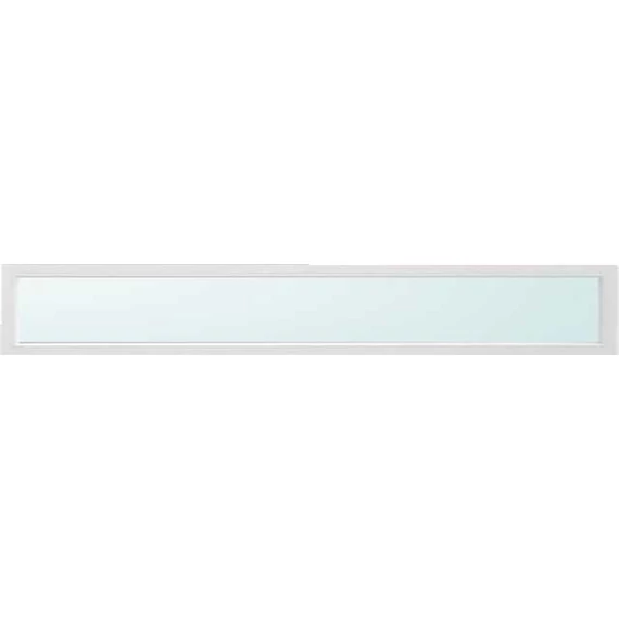 Felülvilágító 180x30 fix üvegezéssel fehér színben 3 rétegű savmart üveggel