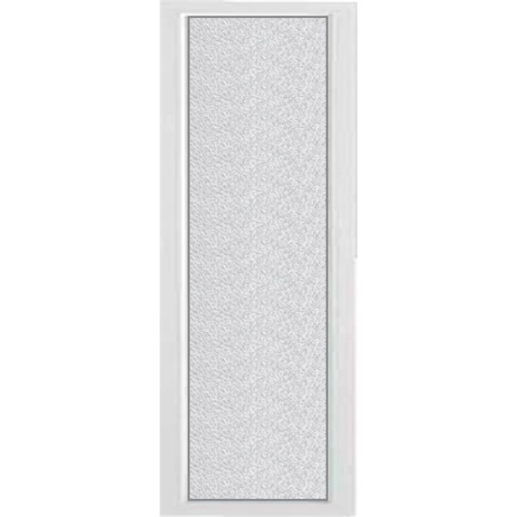 Oldalvilágító 50x210 fix üvegezéssel fehér színben 2 rétegű GRÍZ üveggel