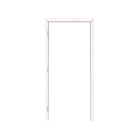Beltéri ajtó tok cpl 75x210 utólag szerelhető 13-15 cm-ig állítható,balos fehér kőris színben 