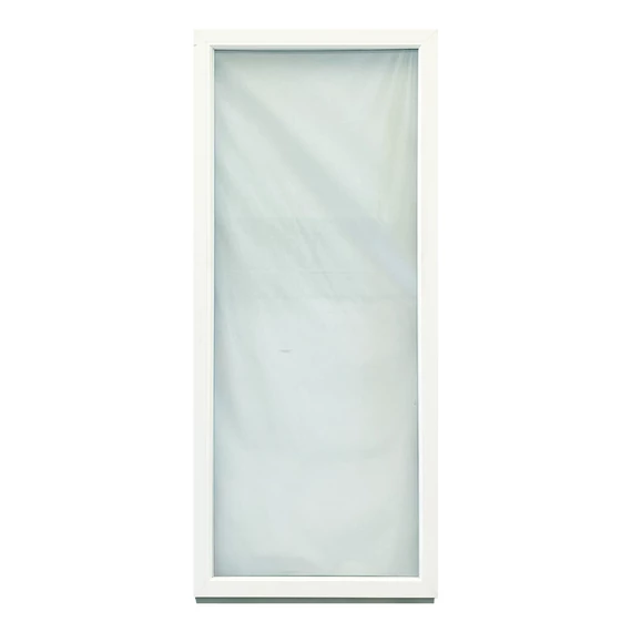 Exzellent 90x210 fix üvegezésű műanyag oldalvilágító fehér 6 légkamrás 3 rétegű üvegezéssel