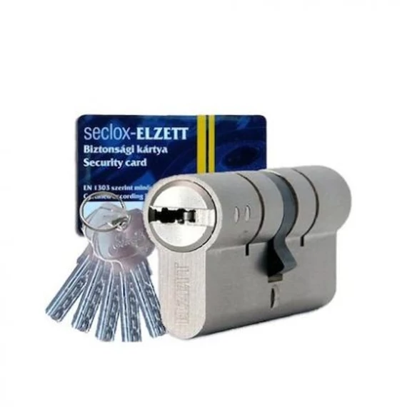 Biztonsági zárbetét X6 45+45 Elzett 5 db fúrt kulccsal