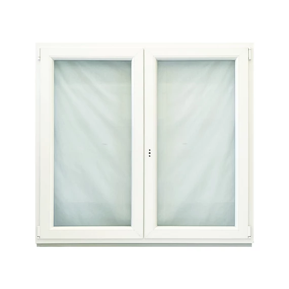 Exzellent 150x120 középen nyíló bukó-nyíló jobbos műanyag ablak fehér 6 légkamrás 3 rétegű üvegezéssel