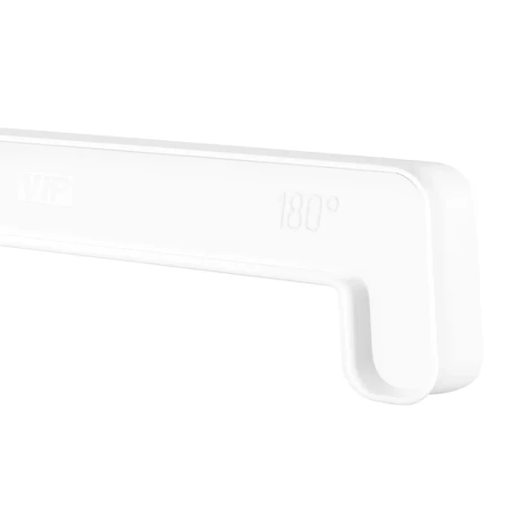 Fehér színű hossztoldó üreges műanyag párkányhoz