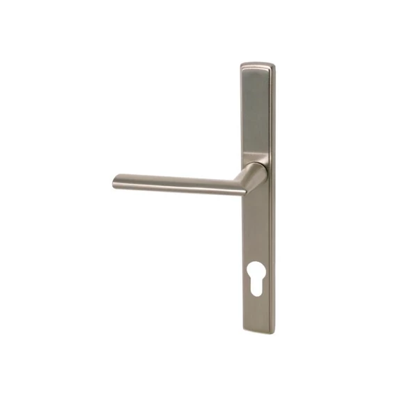 Giulia matt króm pz cilinderhelyes, 92 mm kilincs-kulcsközép távolságú, mantova silden bejárati ajtó kilincs-kilincs BALOS *6000107104-B-K*