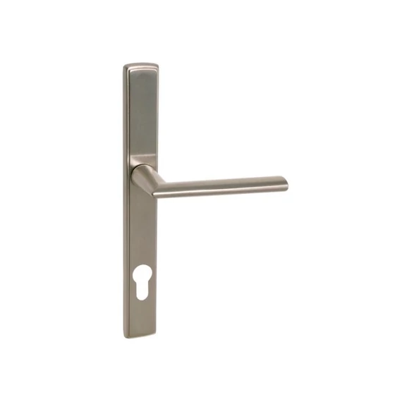 Giulia matt króm pz cilinderhelyes, 92 mm kilincs-kulcsközép távolságú, mantova silden bejárati ajtó kilincs-kilincs JOBBOS *6000107104-J-K*