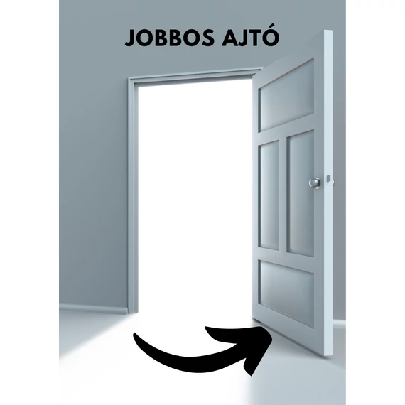 Beltéri ajtólap Vermont cpl 75x210 jobbos fehér kőris színben