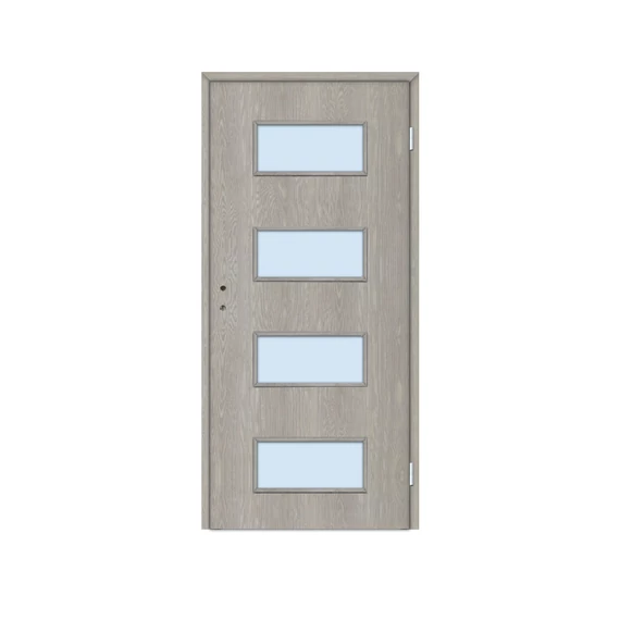 Dekor beltéri ajtó Missouri 75x210 jobbos sziklás fenyő 12-14 tokkal