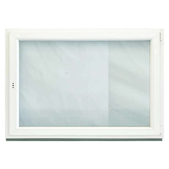 Exzellent 150x120 bukó-nyíló jobbos műanyag ablak fehér 6 légkamrás 2 rétegű üvegezéssel