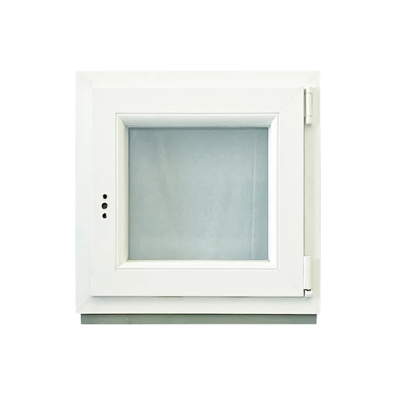 Műanyag ablak 60x60 Salamander 2 rétegű üveggel bukó nyíló jobbos fehér 5 kamrás