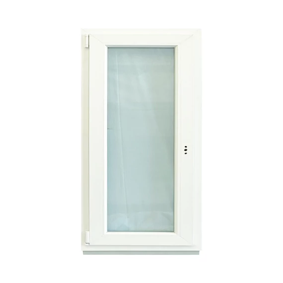 Exzellent 60x90 bukó-nyíló balos műanyag ablak fehér 6 légkamrás 2 rétegű üvegezéssel