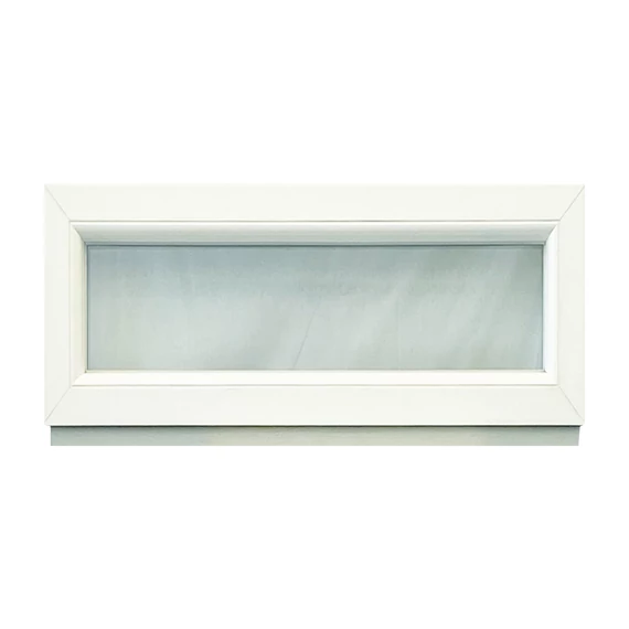 Exzellent 90x30 fix üvegezésű műanyag felülvilágító fehér 6 légkamrás 2 rétegű üvegezéssel