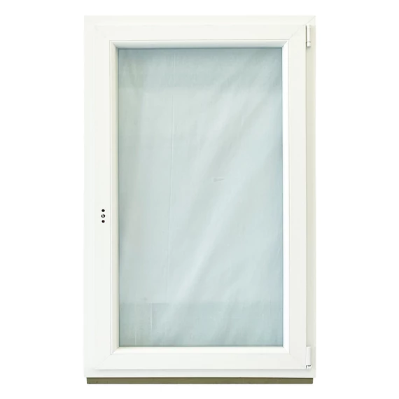 Exzellent 90x150 bukó-nyíló jobbos műanyag ablak fehér 6 légkamrás 3 rétegű üvegezéssel