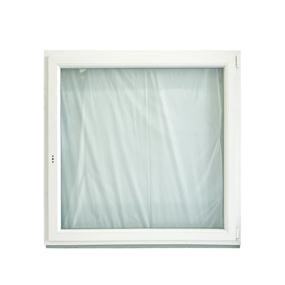 Exzellent 90x90 bukó-nyíló jobbos műanyag ablak fehér 6 légkamrás 3 rétegű üvegezéssel