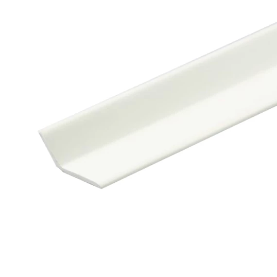 Műanyag takaróléc fehér 120 °-os műanyag külső-belső használatra Ral 9016